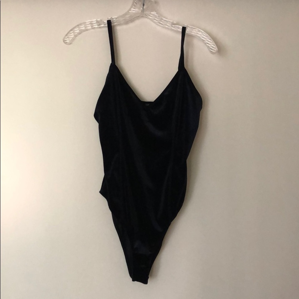 Black Velvet Bodysuit
